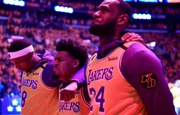 Le moment où les Lakers ont appris la mort de Kobe Bryant