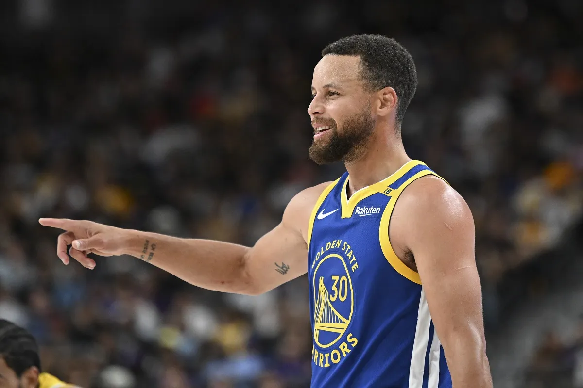 Stephen Curry avec les Warriors
