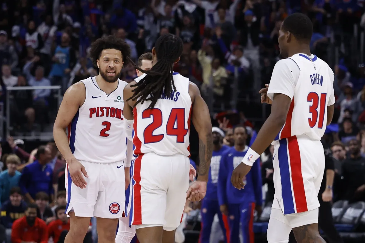 Cade Cunningham (Detroit Pistons) contre le Orlando Magic lors du Game 7