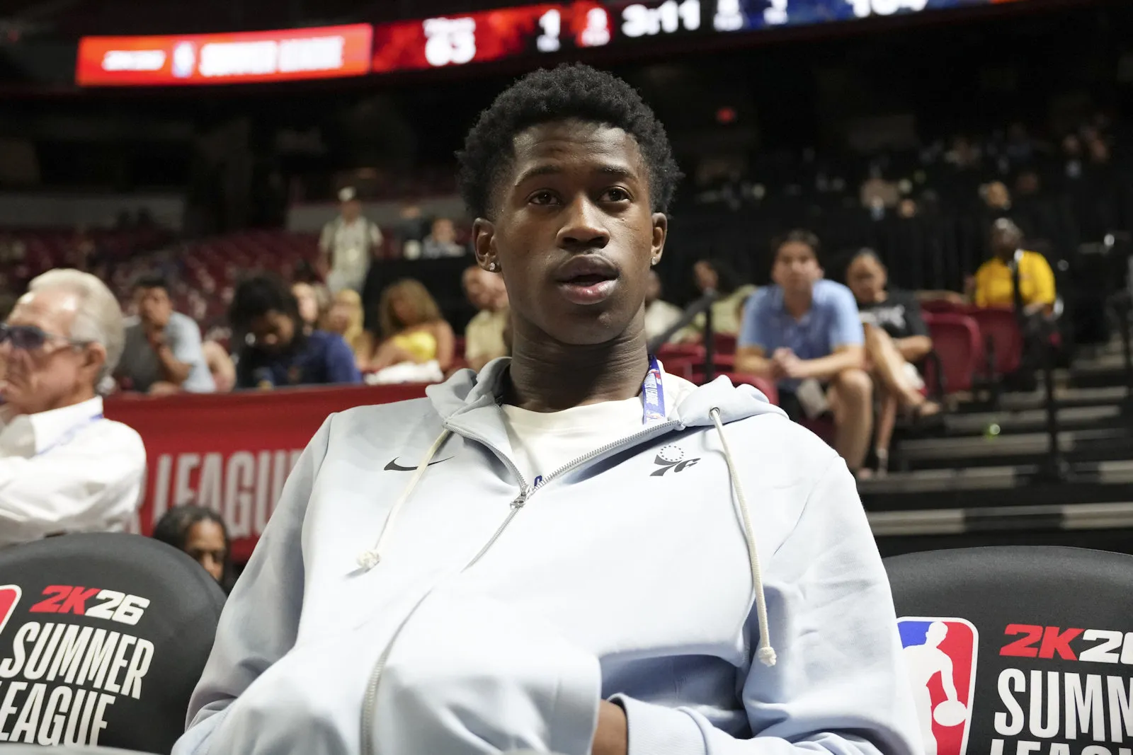VJ Edgecombe ne craint pas l'arrivée de LeBron James et Jaylen Brown