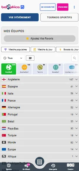 iphone safari mobile bet2africa