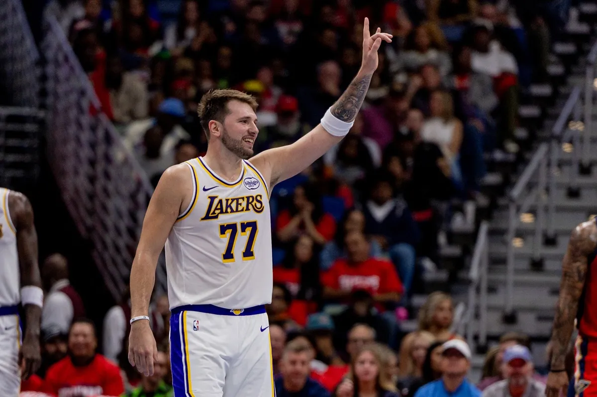 Luka Doncic (Lakers) contre les Pelicans