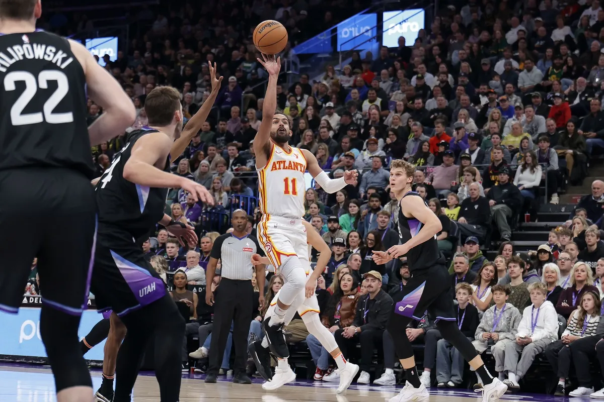 Trae Young (Hawks) contre le Jazz