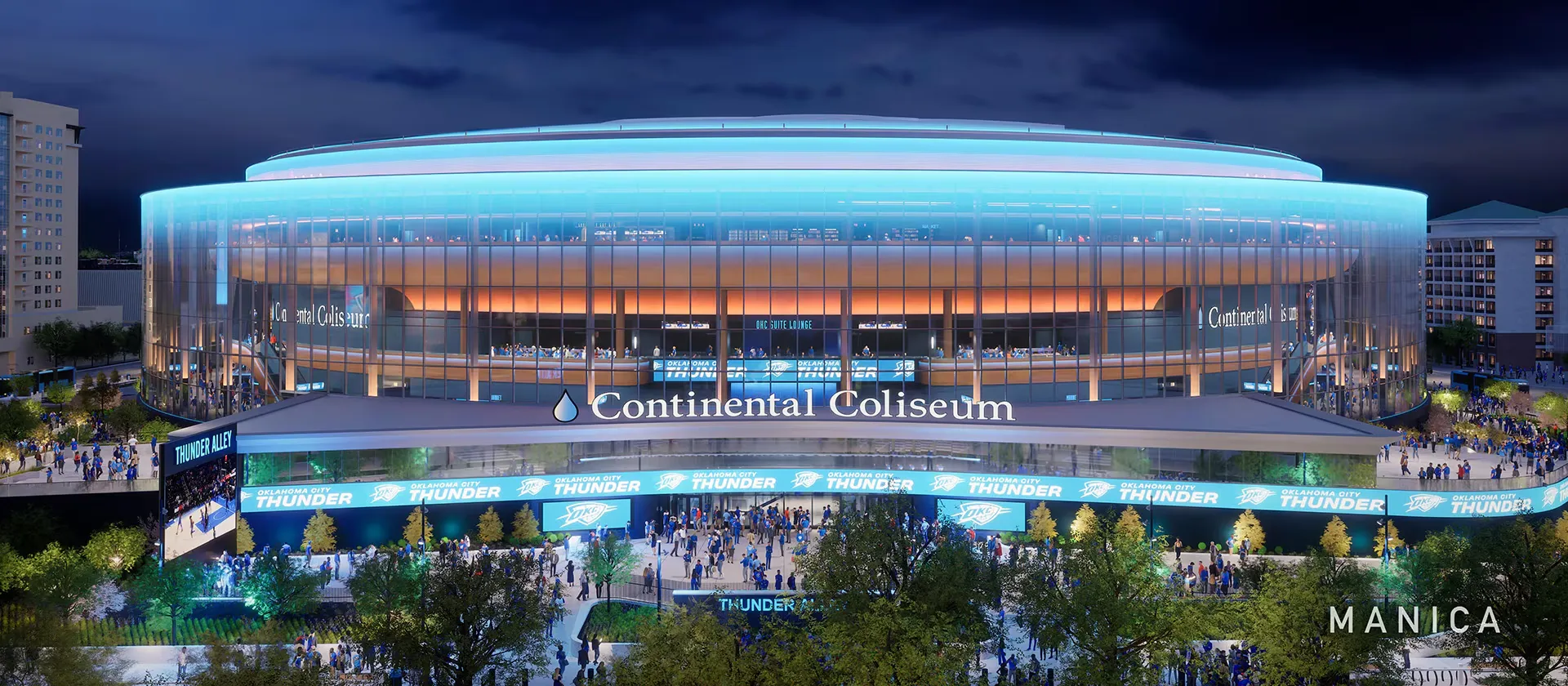 La future salle du Thunder