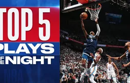 Le Top 5 de la nuit | Jaden McDaniels et Chet Holmgren échangent les contres