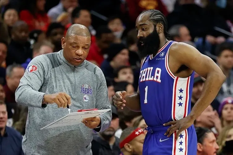 Doc Rivers et James Harden