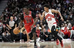Javonte Green et Ayo Dosunmu se montrent face aux Raptors