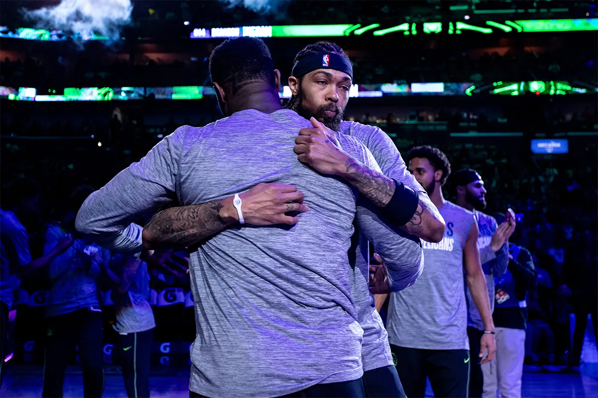 Zion Williamson et Brandon Ingram avec les Pelicans