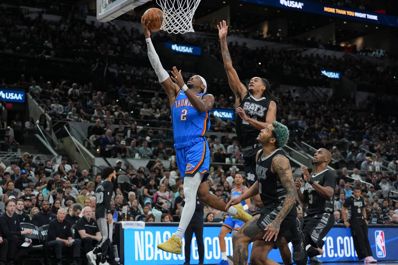 spurs thunder