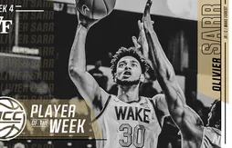 NCAA : Olivier Sarr, joueur de la semaine dans la conférence ACC