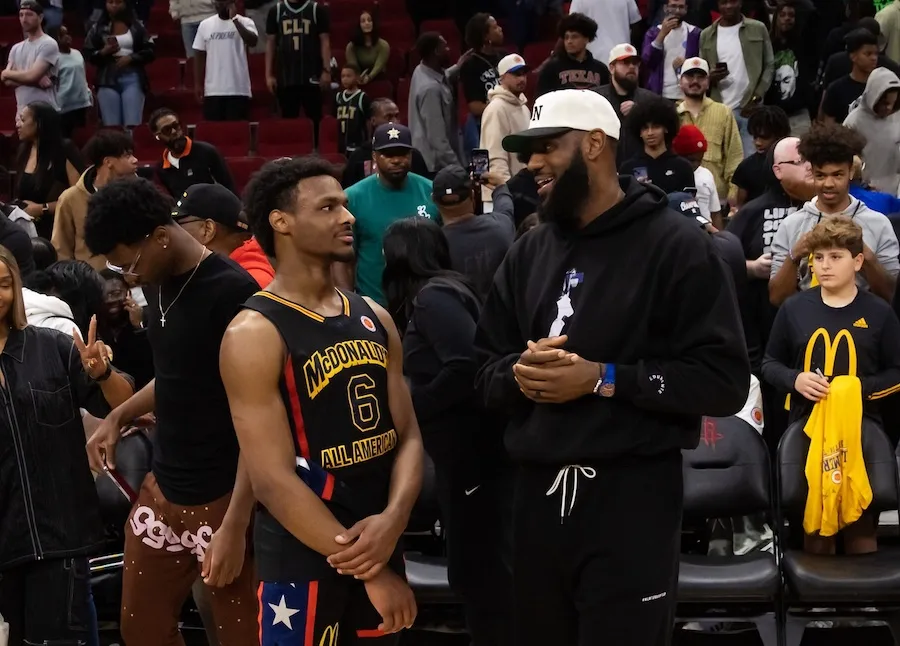 LeBron James Bronny James