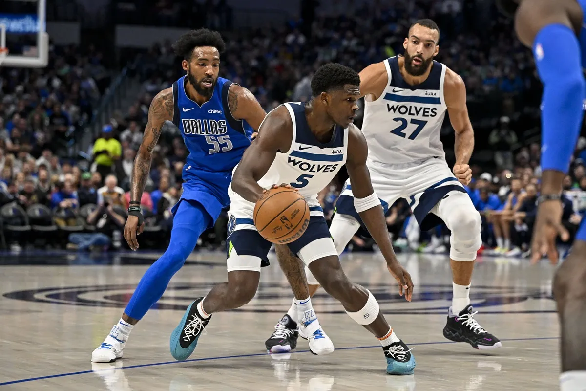 Anthony Edwards et Rudy Gobert