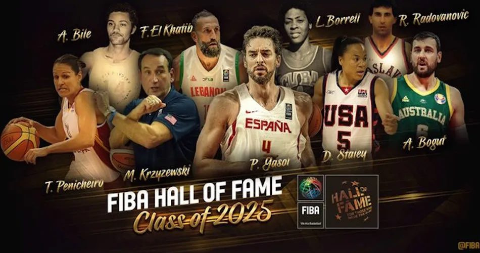 Pau Gasol au Hall of Fame FIBA