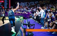Luka Doncic veut retenir le positif du match face aux Bleus