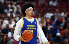 Potentiel numéro 1 de la Draft 2027, Tyran Stokes a choisi Kansas