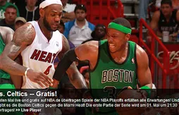 Miami – Boston à voir gratuitement sur NBA.com Allemagne