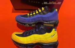 Une “Nike Air Max 95” aux couleurs des Lakers pour honorer LeBron James