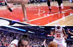 Toute la hargne de Joakim Noah en une action et trois photos