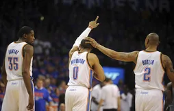 Kevin Durant et Russell Westbrook envoient le Thunder en demi-finale de conférence