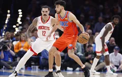 Chet Holmgren s’est enfin mesuré à Steven Adams