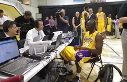 Dans les coulisses du media day des Lakers