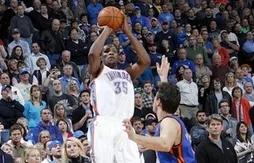 Oklahoma – New York : le premier buzzer beater de Kevin Durant !