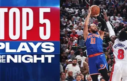 Le Top 5 de la nuit | Jalen Brunson met un point d’exclamation à son grand match