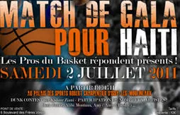 Match de gala : les joueurs professionnels du basket français s’engagent pour Haïti