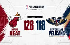 Avec un très bon Giannis, le Heat prend les Pelicans de vitesse