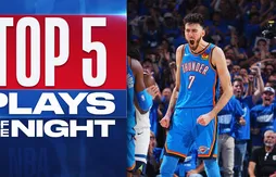 Le Top 5 de la nuit | Chet Holmgren fait le doublé face à Donte DiVincenzo