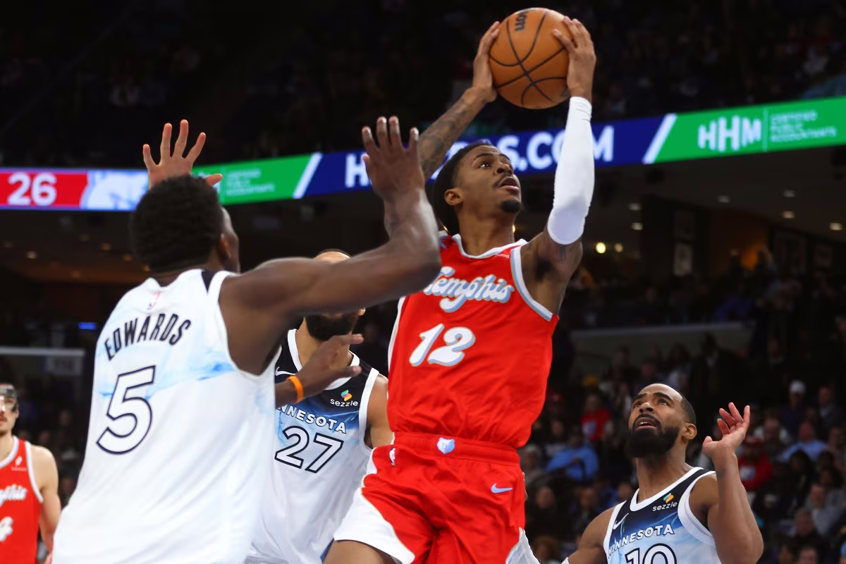 Ja Morant (Grizzlies) contre les Wolves