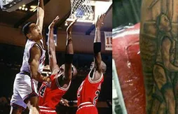 Le tatouage du jour : John Starks dans la peau