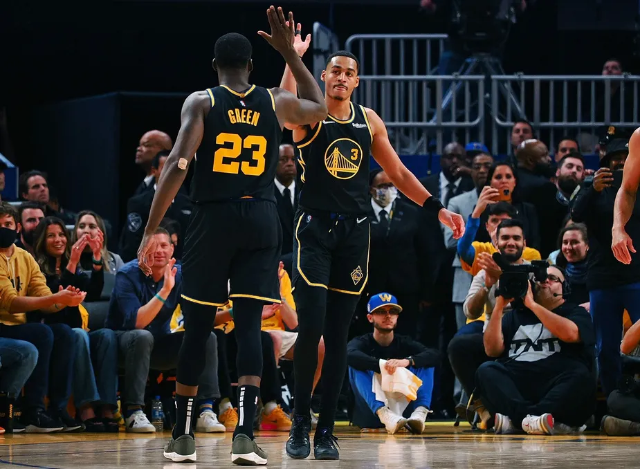 Draymond Green et Jordan Poole