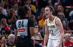 Caitlin Clark furieuse après un contact non sifflé