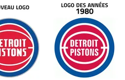 Les Pistons ressortent leur vieux logo