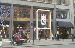 La NBA n’a pas payé le loyer du NBA Store de New York