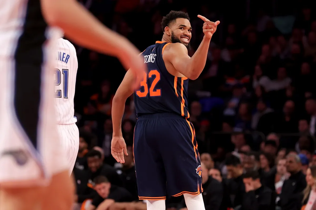 Karl-Anthony Towns (Knicks) contre le Magic