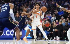 Jalen Johnson (41 points) vole la vedette à Tyrese Maxey (44 points)