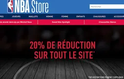 [bon plan] – 20% sur tout le NBA Store
