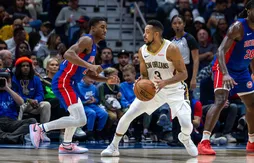 Malgré les absences de Zion Williamson et Brandon Ingram, les Pelicans maîtrisent les Pistons