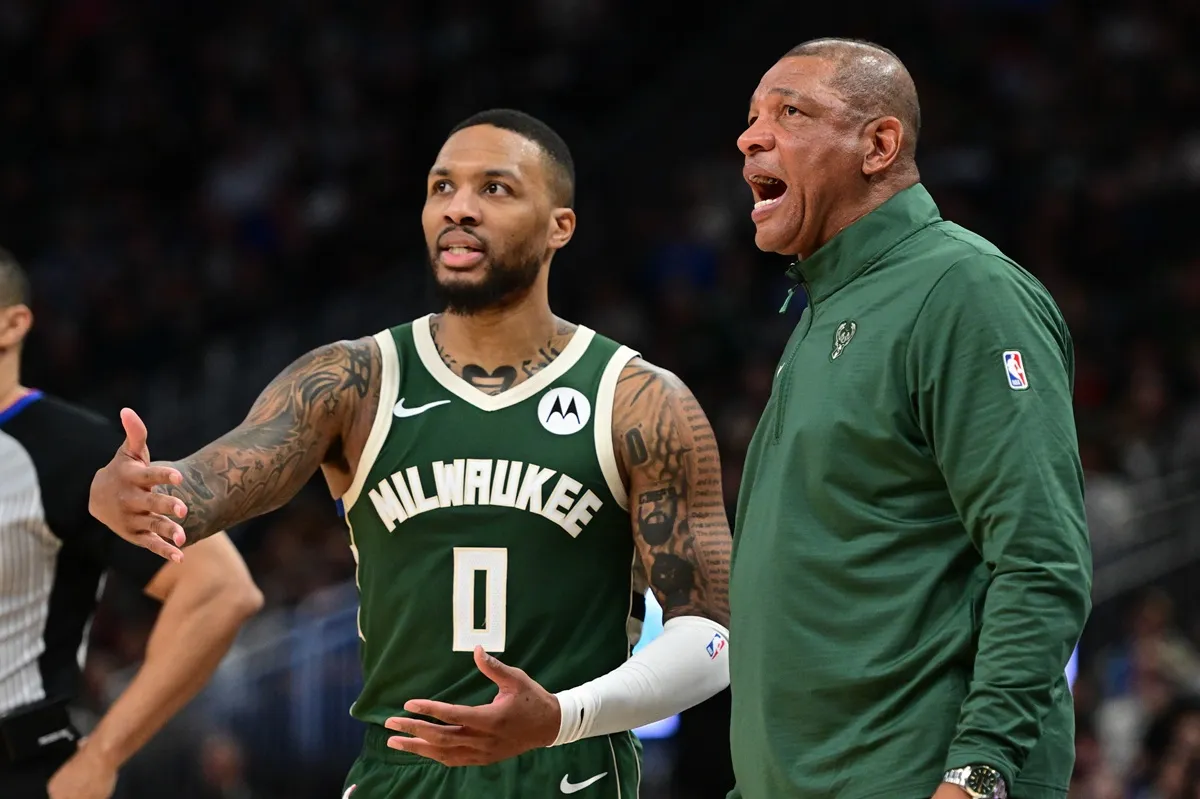 Doc Rivers et Damian Lillard