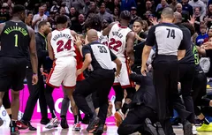 Ça dégénère sérieusement entre le Heat et les Pelicans…