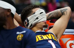 Touché à l’épaule, Michael Porter Jr. ne peut pas faire grand chose…