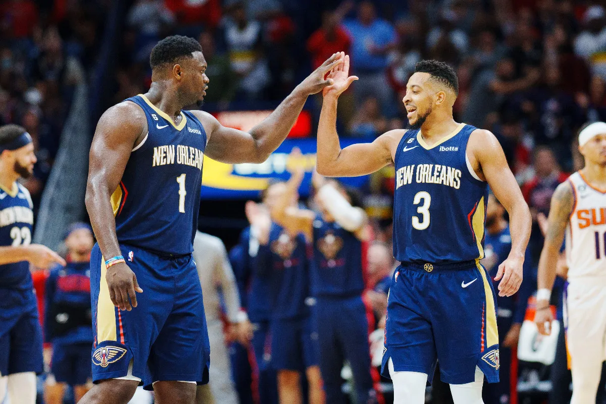 Zion Williamson et CJ McCollum