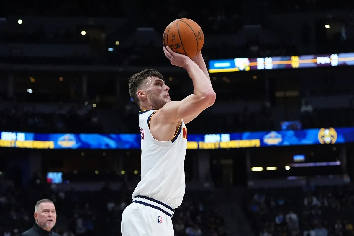 Christian Braun avec les Denver Nuggets contre le Thunder
