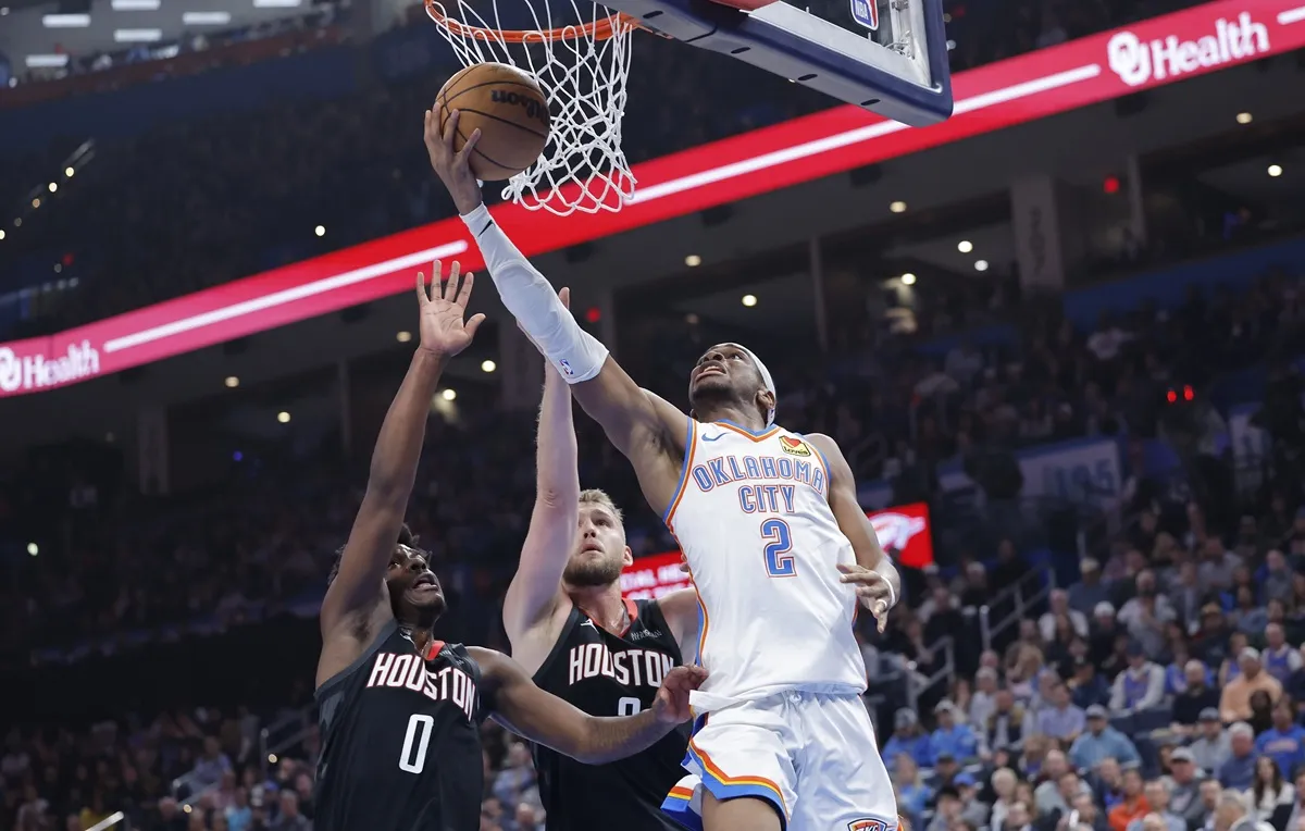 Shai Gilgeous-Alexander (Thunder) contre les Rockets