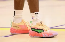 Scoot Henderson apparaît avec sa propre chaussure signature aux pieds