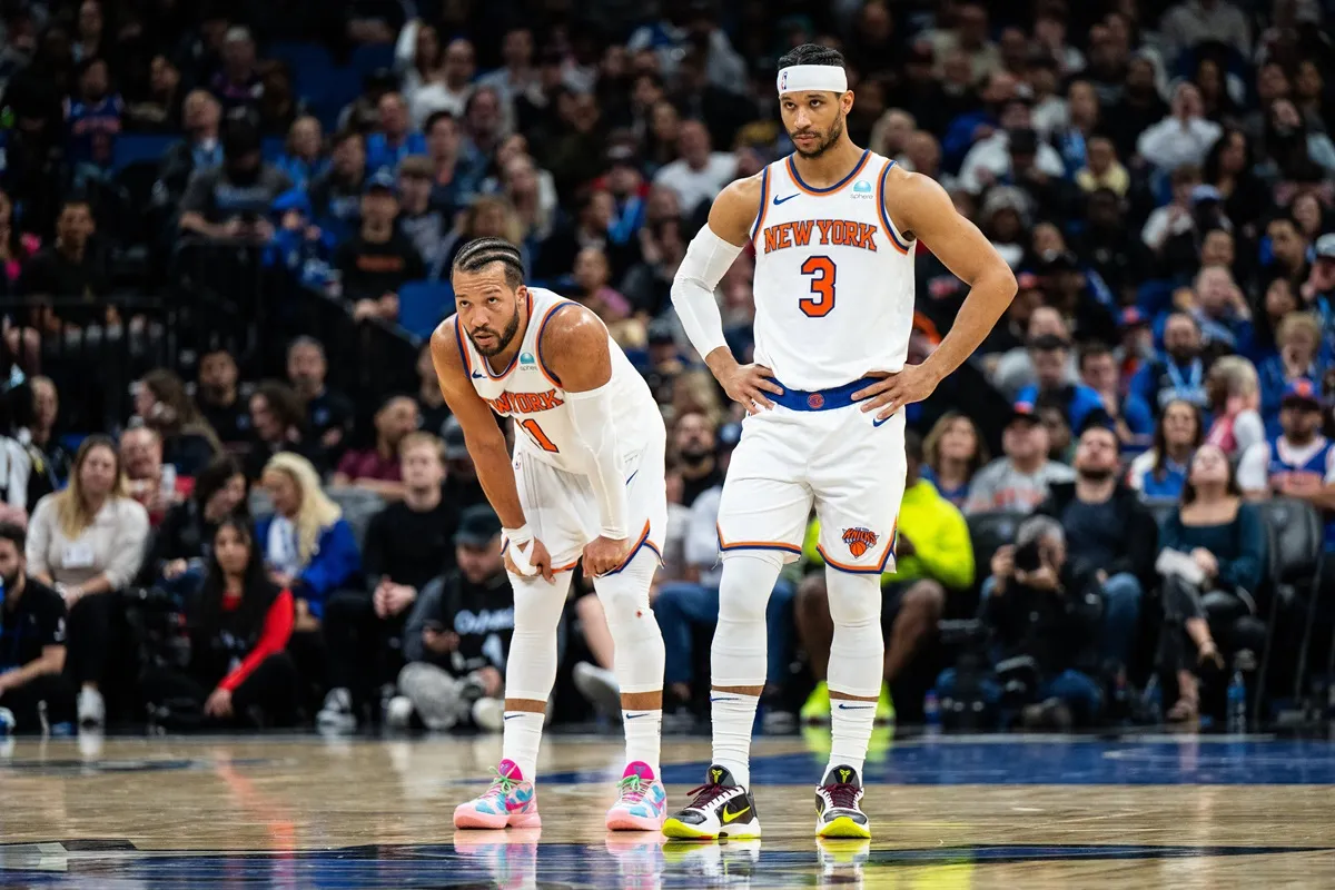 Jalen Brunson et Josh Hart Knicks