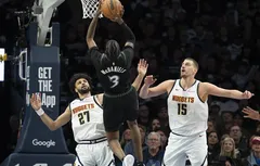 Héroïques, les Wolves éliminent les Nuggets pour défier les Spurs