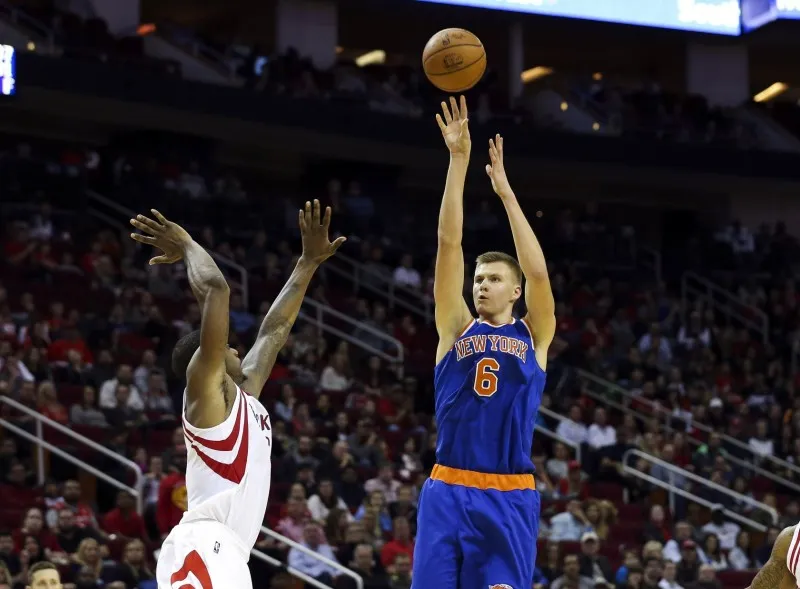 Kristaps Porzingis trop fort pour les Rockets